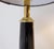 Metal Brass Table Lamps with Black Marble Column, Set of 2 For Sale - Image 7 of 11