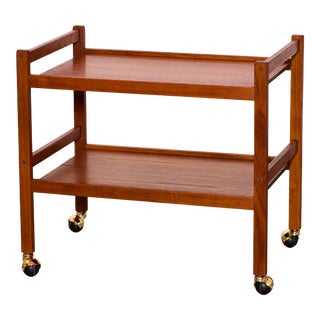 Mid 20th Century BRDR Furbo Teak Serving Cart For Sale