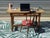 Oak Desk with 2 Drawers, 1930s For Sale - Image 10 of 18