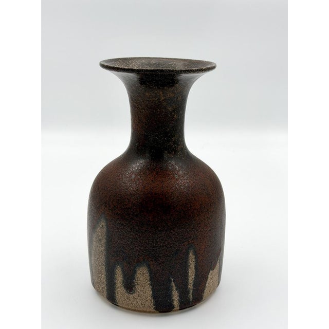 This set of two vintage ceramic vases was produced by the renowned manufacturer Steuler Keramik in Germany during the...