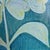 Original Framed Flower Painting, Green Botanical Wall Art, Oil on Canvas in Gold Frame, 14x14 Minimalist Boho Home Deco For Sale - Image 4 of 4