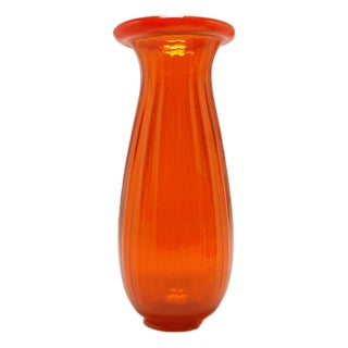 Polish Vase from Wołomin Glassworks, 1970s For Sale