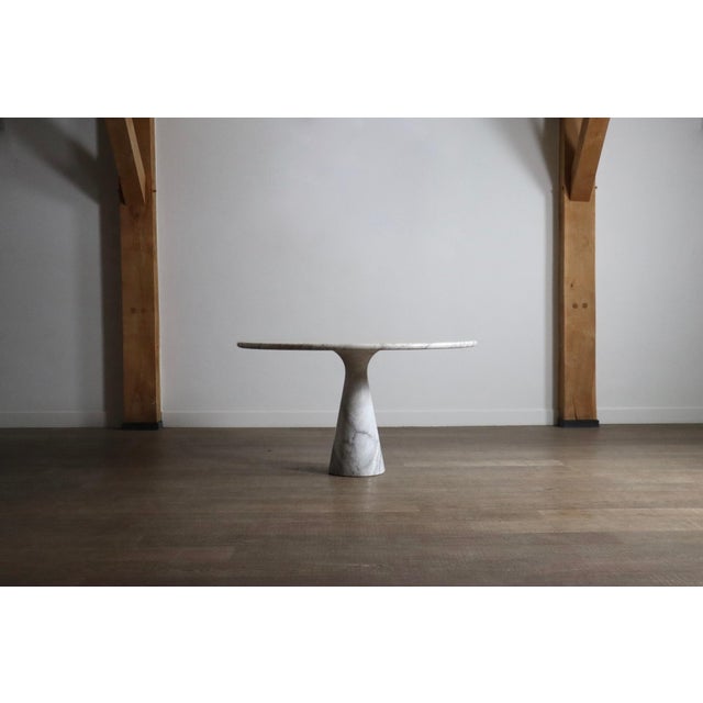 Elegant m1t70 dining table designed by angelo mangiarotti and produced by skipper, italy, 1970s. Crafted entirely from...