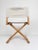 Mid-Century Modern Italian Folding Chair in Beechwood and Raw Cotton Canvas, 1970s For Sale - Image 16 of 18