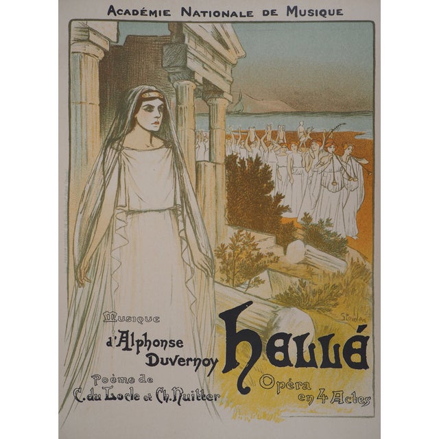 Théophile Alexandre Steinlen, Hellé, 1895, Original Lithograph For Sale
