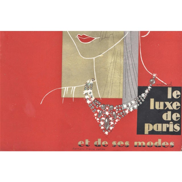 Art Deco 1930 French Art Deco Femina Fashion Magazine Cover Print, Matted For Sale - Image 3 of 5