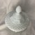 This is a vintage Westmoreland white milk glass English Hobnail pedestal candy dish with a matching lid featuring a...