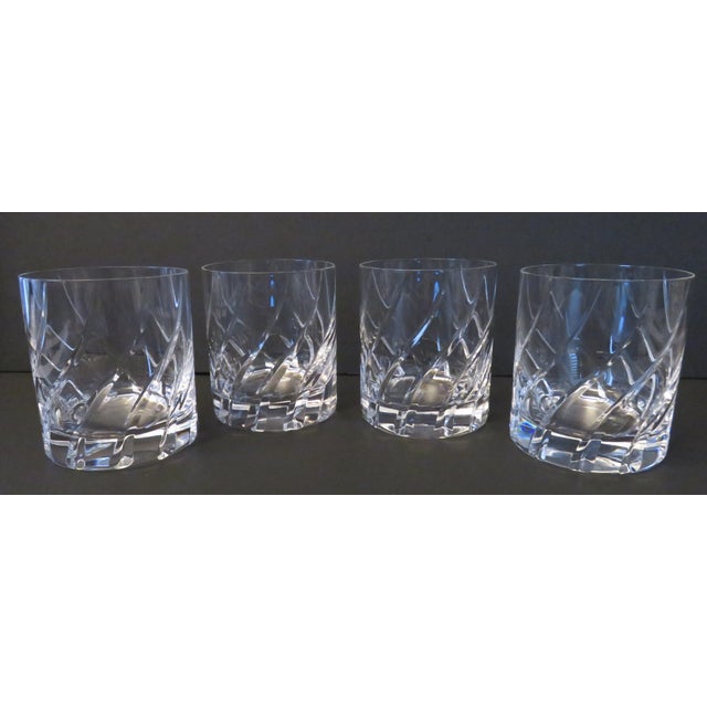 Vintage Mikasa Cut Crystal Olympus Lowball Glasses - Set of 4 Excellent vintage condition. They look new. No damage,...