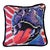 Organic Cotton Sateen Americana "Rex" F/D Pillow, Custom, Original For Sale