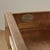 Wood Vintage Campaign Style Leather Top Desk by Baker Collectors Edition For Sale - Image 7 of 17