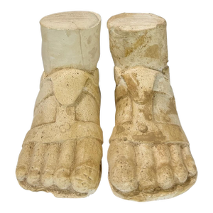 Antique Style French Plaster Sculptor’s Study - Sandler Feet Fragment