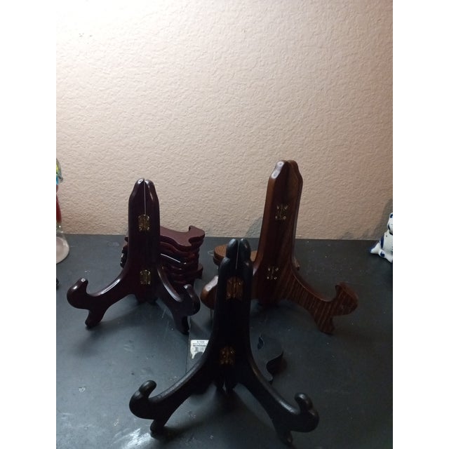 1990s Lot of Wooden Easels Total 10 For Sale - Image 4 of 6