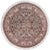 Shabby Chic 1990's Pak-Persian Green/Beige Wool Round Rug- 6'1'' X 6'1'' For Sale - Image 9 of 9