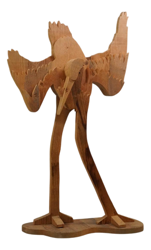 Design Michelangelo, Sculptural Flamingo, 1970s, Wood