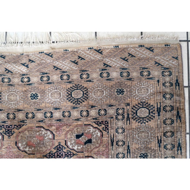1960s, Handmade Vintage Afghan Baluch Rug 4.1' X 6.5' For Sale - Image 12 of 15