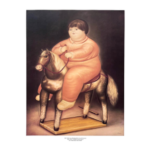 Fernando Botero 55 Pedro on a Rocking Horse 1983