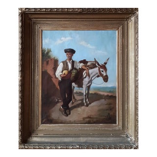 Manuel Cabral Aguado-Bejarano (Spanish Artist,1818-1891) Original Oil Painting For Sale