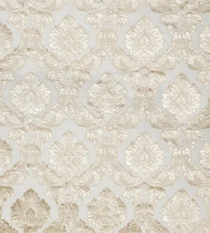 The House of Scalamandré Castellet Sheer Fabric, Ivory
