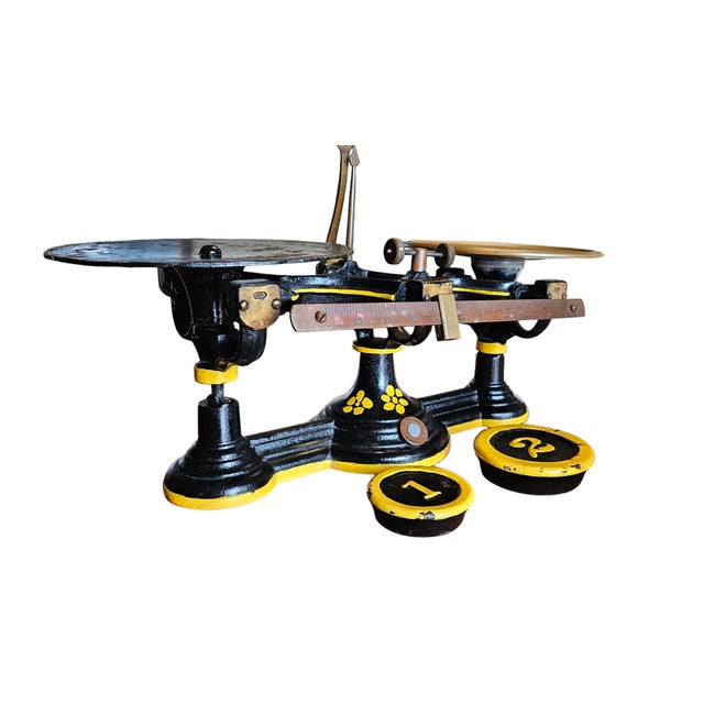 Antique Henry Troemner Balance Scale For Sale - Image 4 of 12