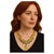 Gemstone Bochic Capri Vintage 18K Gold & Silver Necklace, 74ct Multi Gemstones For Sale - Image 7 of 13