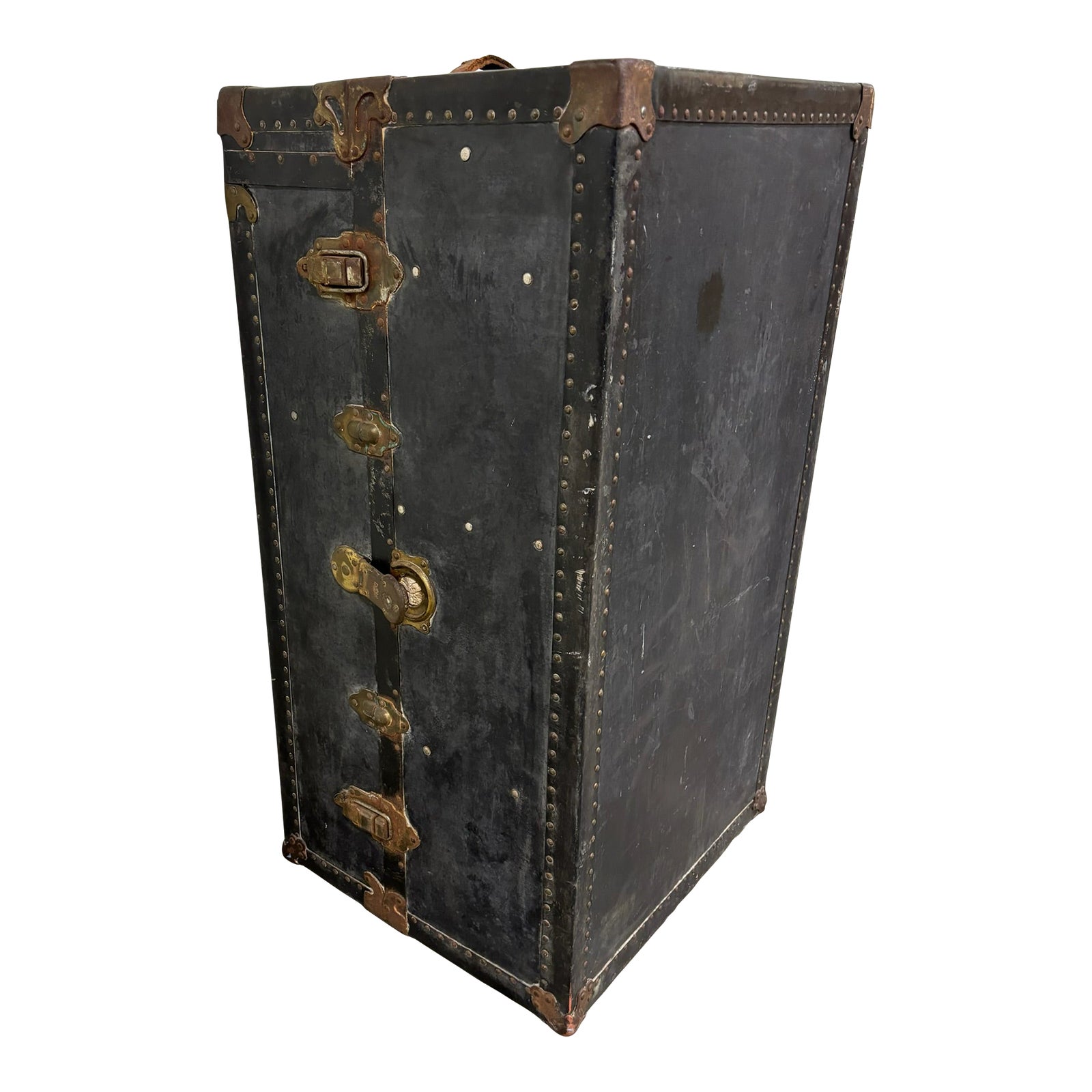 Antique Wardrobe Trunk by the Beals & Selkirk Trunk Co. Chairish