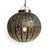 Beautifully aged vintage Moroccan pendant light crafted in warm-toned bronze, featuring an intricate hand-pierced filigree...