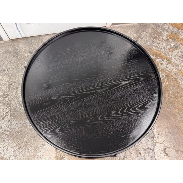 Anthropologie Noir for Anthropologie Tiered Oak Coffee Table For Sale - Image 4 of 12