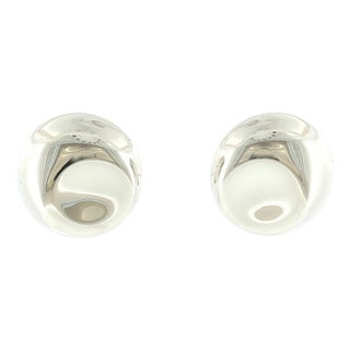 Late 20th-Century Sterling Tiffany and Co Elsa Peretti Earrings For Sale