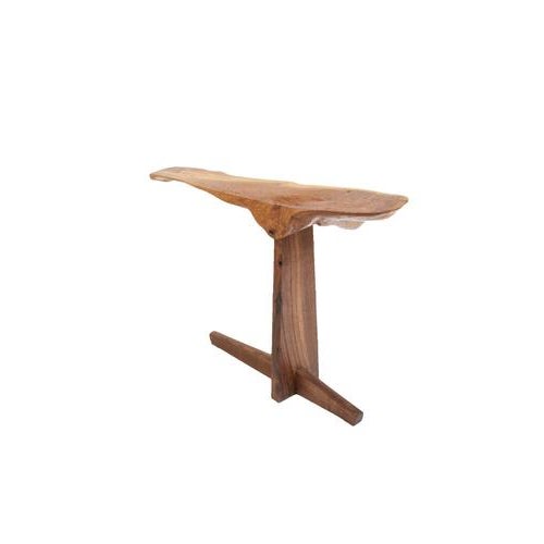C1094 Console Table in Oak and European Walnut Wood by Jörg Pietschmann For Sale - Image 6 of 9