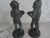 Metal Mid 20th Century Whimsical Bronze Monkeys a Pair For Sale - Image 7 of 7
