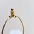 Waterford Waterford Crystal Lismore Hourglass Table Lamp — Brass Base & White Bell Shade, 1980s Hollywood Regency For Sale - Image 4 of 11