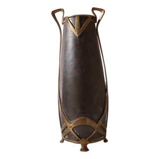 19th Century French Glass Art Nouveua Vase For Sale