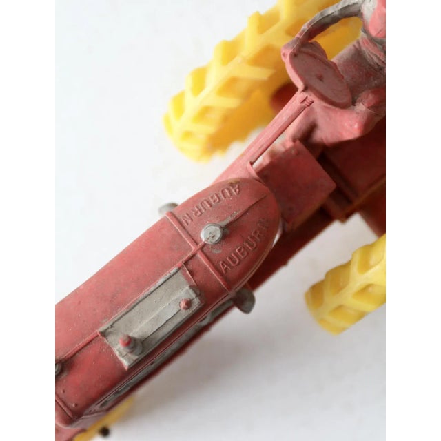 Vintage 1950's Auburn Rubber Allis-Chalmers Toy Tractor For Sale - Image 11 of 11