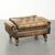 English Chesterfield Ottoman in Cowhide Leather on Wheels For Sale - Image 13 of 13