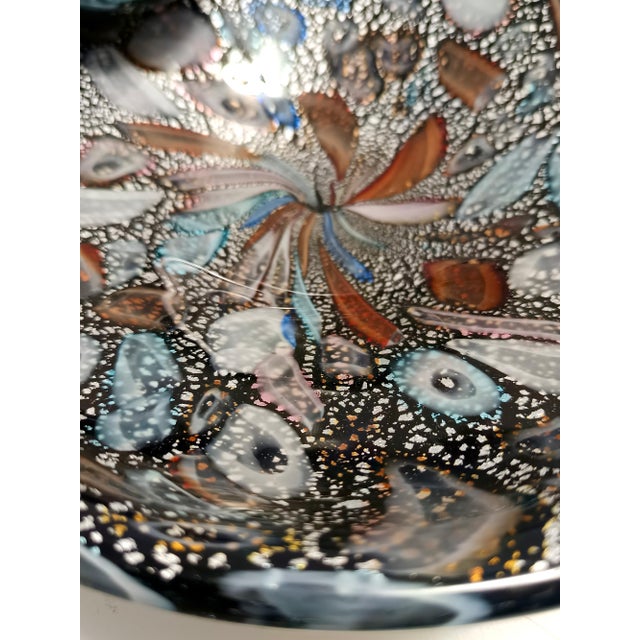 Black Murano Glass Tutti Frutti Ashtray attributed to Avem, 1960s For Sale - Image 13 of 15