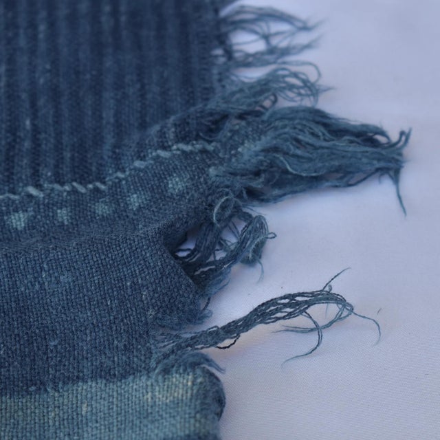Early 20th Century Indigo Textile Dogon or Mossi 54x37Inch For Sale - Image 9 of 9