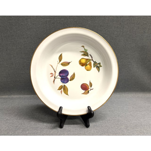 Royal Worcester Royal Worcester Evesham Pie Plate For Sale - Image 4 of 9