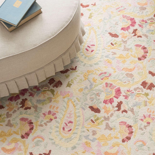 Dash & Albert Dash & Albert by Annie Selke Ines Multi Micro Hooked, 2' x 3' For Sale - Image 4 of 6