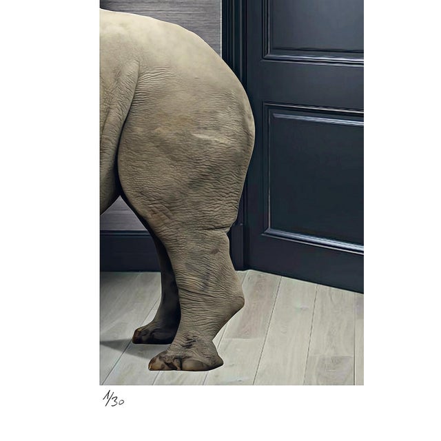 Contemporary Mr. Strange, The Rhinos, 2019, Screen Print For Sale - Image 3 of 6