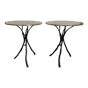 Twig Occasional Side Table by Bill Sofield for Baker Furniture - a Pair