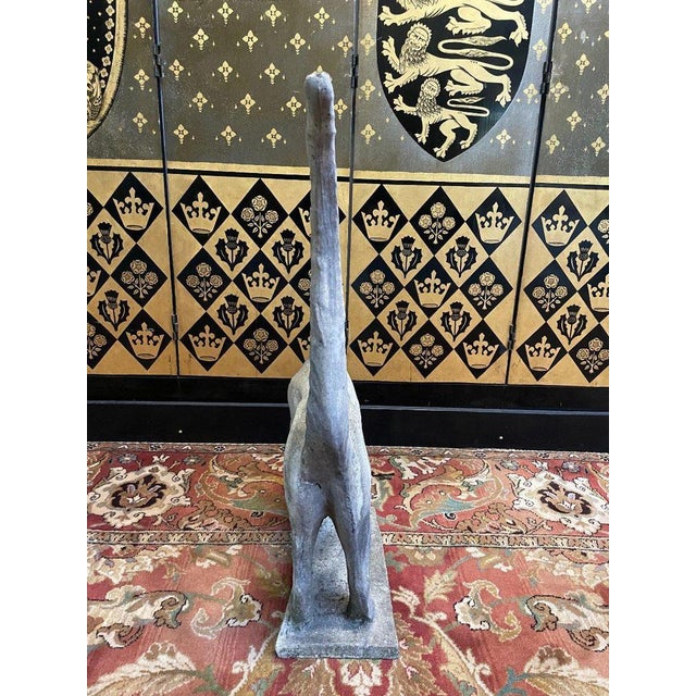 Stone Garden Cat, 1970s For Sale - Image 4 of 6