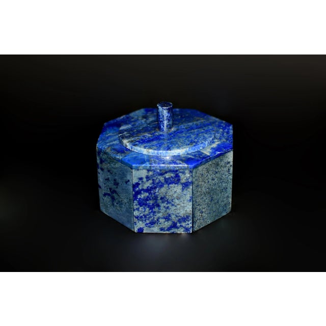Natural Lapis Lazuli Box For Sale - Image 4 of 10