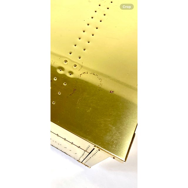 Brass 1970s Mid Century Sarreid Brass Cladded 3 Drawer Chest For Sale - Image 8 of 9