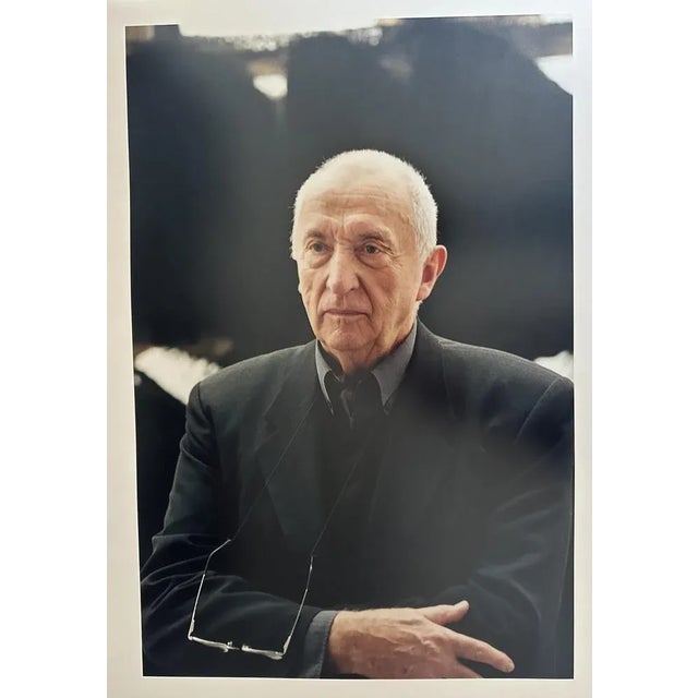 José Nicolas, Pierre Soulages at the Toulouse Slaughterhouses, 2000, Photograph For Sale - Image 6 of 6