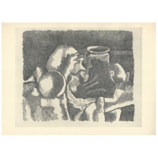 Giorgio Morandi, Still Life with Drapery, 1931-1957, Lithograph For Sale