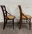 Wood Antique Victorian Curved Ladder Back Hand Caned Armchairs - Pair For Sale - Image 7 of 11