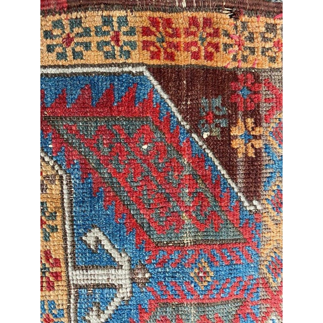 Antique Turkish Yastik Rug, 1890s For Sale - Image 9 of 18