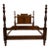 Vintage Full Size Thomasville Heirloom Collection Cherry Wood Four Poster Bed For Sale