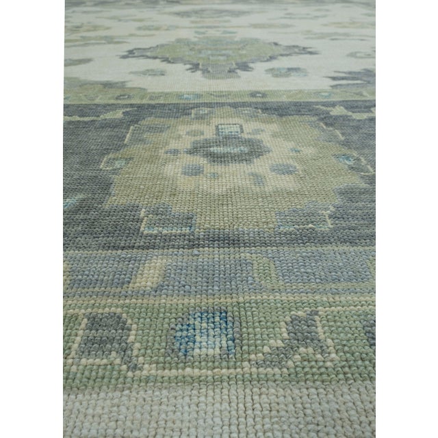 Early 21st Century Turkish Oushak Square Rug 11'9" x 11'10" #18115 For Sale - Image 5 of 8