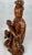 Carved Teak Chinese Female Figure With Removable Head Holding a Ruyi For Sale - Image 9 of 12
